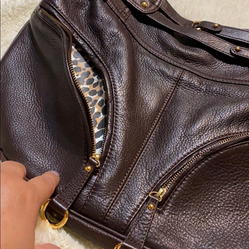 Steve Madden large soft leather satchel bag. - Picture 10 of 12